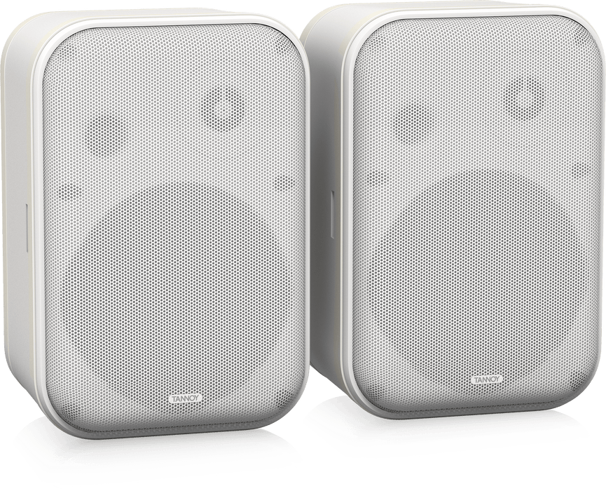 Tannoy VMS 1-WH 5-inch Versatile 2-way Compact Install Monitors - White - Music Bliss Malaysia