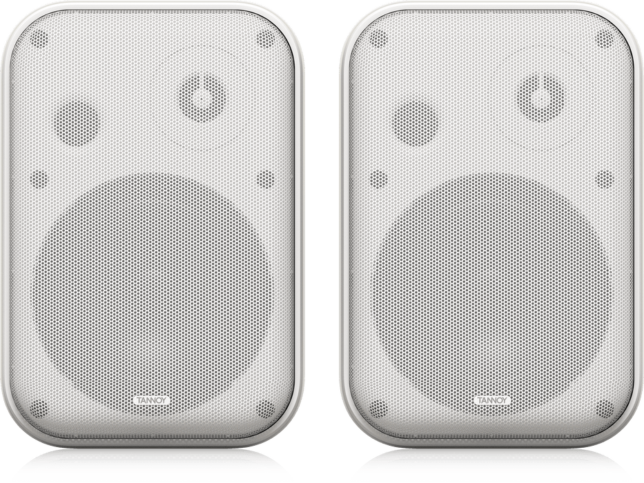 Tannoy VMS 1-WH 5-inch Versatile 2-way Compact Install Monitors - White - Music Bliss Malaysia