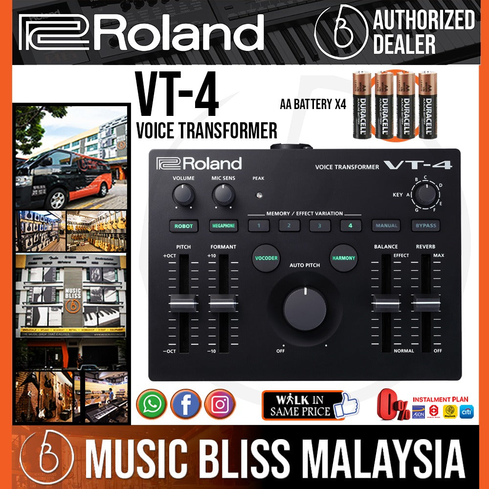 Roland VT-4 Voice Transformer | Music Bliss Malaysia
