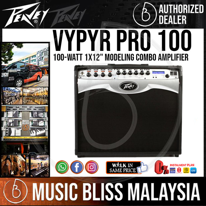 Peavey Vypyr Pro 100 100-watt 1x12" Modeling Combo Amplifier - Music Bliss Malaysia