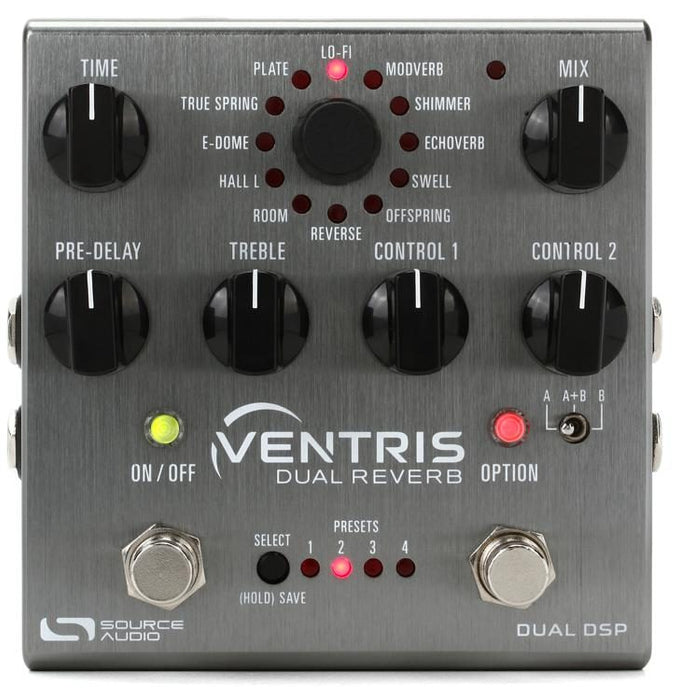 Source Audio Ventris Dual Reverb Guitar Effects Pedal - Music Bliss Malaysia