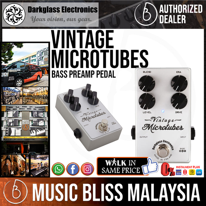 Darkglass Vintage Microtubes Bass Preamp Pedal - Music Bliss Malaysia