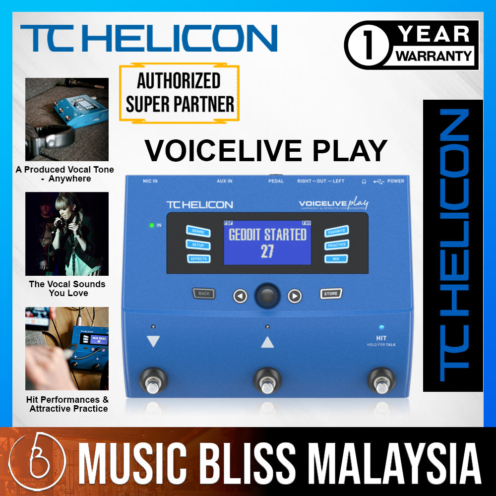 TC-Helicon VoiceLive Play Vocal Harmony and Effects | Music Bliss