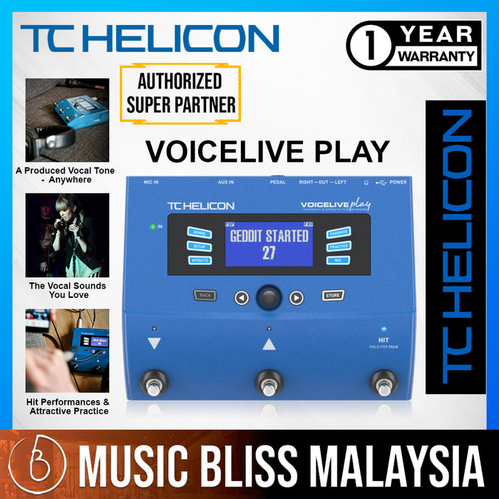 TC-Helicon VoiceLive Play Vocal Harmony and Effects *Crazy Sales Promotion* - Music Bliss Malaysia