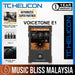 TC-Helicon VoiceTone E1 Echo and Tap Delay Vocal Effects Pedal *Crazy Sales Promotion* - Music Bliss Malaysia