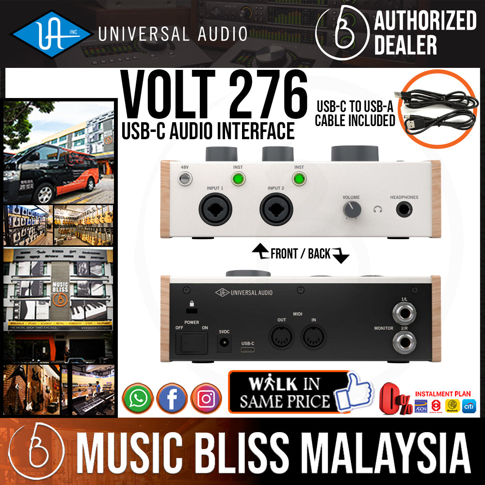 Universal Audio Volt 276 USB-C Audio Interface | Music Bliss Malaysia