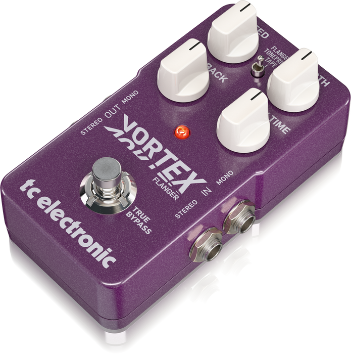TC Electronic Vortex Flanger Guitar Effects Pedal *Crazy Sales Promotion* - Music Bliss Malaysia