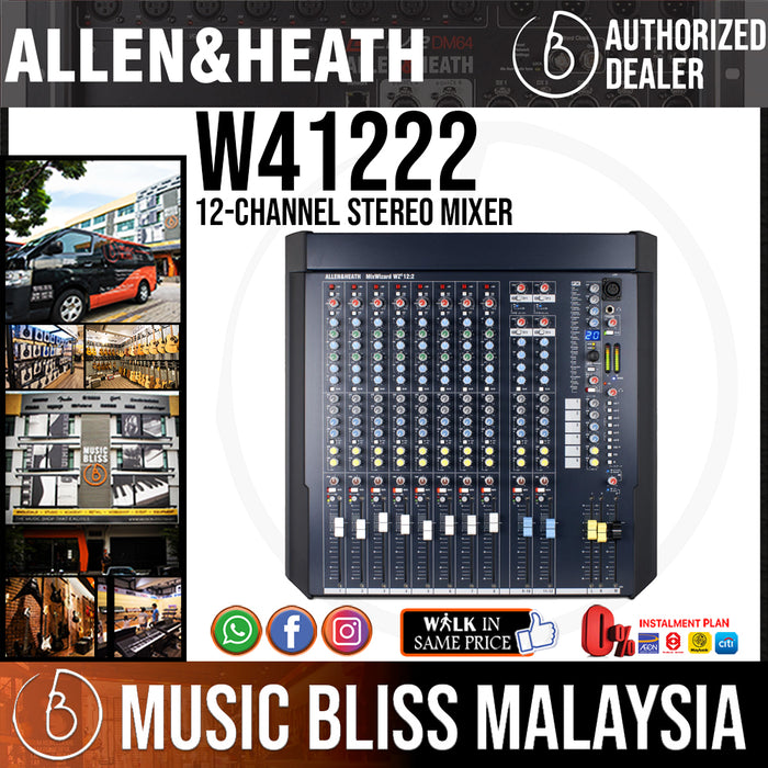 Allen & Heath MixWizard WZ4 12:2 Mixer with Effects - Music Bliss Malaysia