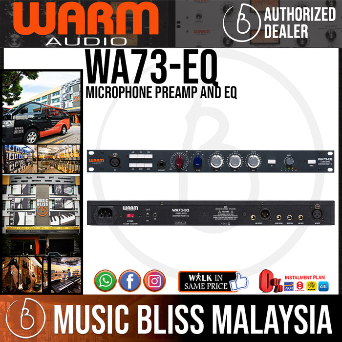 Warm Audio WA73-EQ Microphone Preamp and EQ (WA73 EQ / WA73EQ) - Music Bliss Malaysia