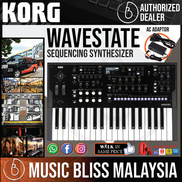 Korg Wavestate Wave Sequencing Synthesizer with 0% Instalment - Music Bliss Malaysia