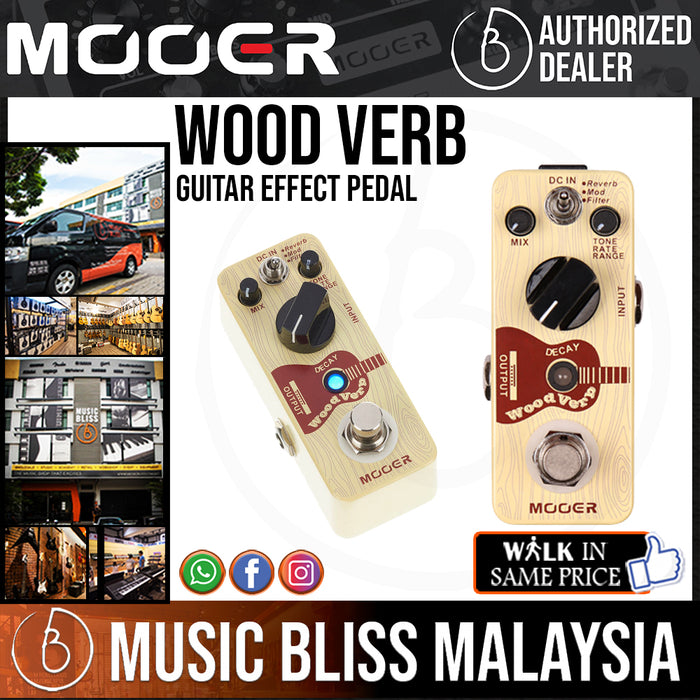 Mooer Woodverb Effect Pedal - Music Bliss Malaysia