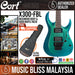 Cort X Series X300 Electric Guitar with Bag - Flip Blue - Music Bliss Malaysia