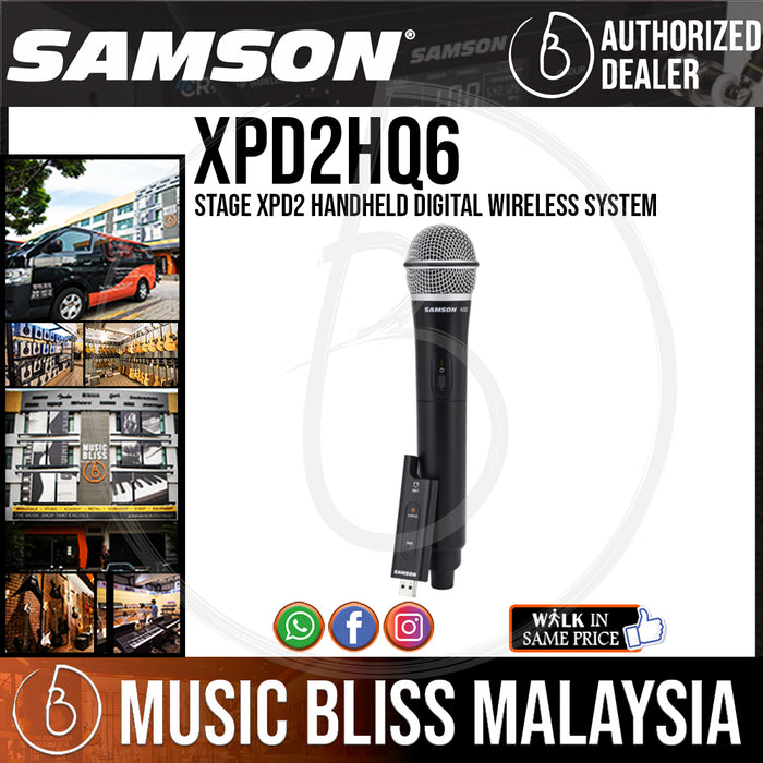 Samson Stage XPD2 Handheld Digital Wireless System (XPD-2) - Music Bliss Malaysia