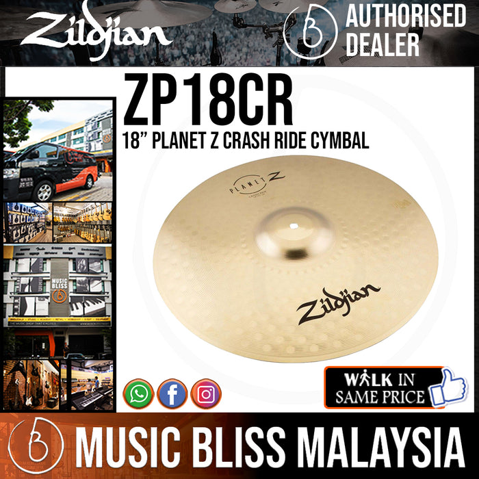Zildjian ZP18CR 18” Planet Z Crash Ride Cymbal - Music Bliss Malaysia