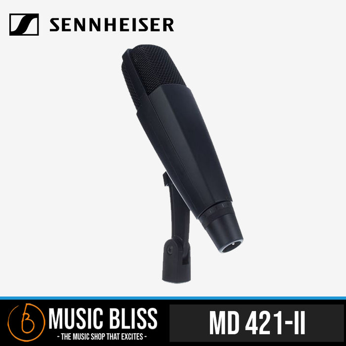 Sennheiser MD 421 II Dynamic Cardioid Microphone Music Bliss