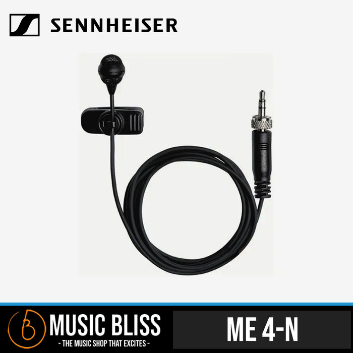 Sennheiser ME 4 Lavalier Microphone for Wireless - Music Bliss Malaysia