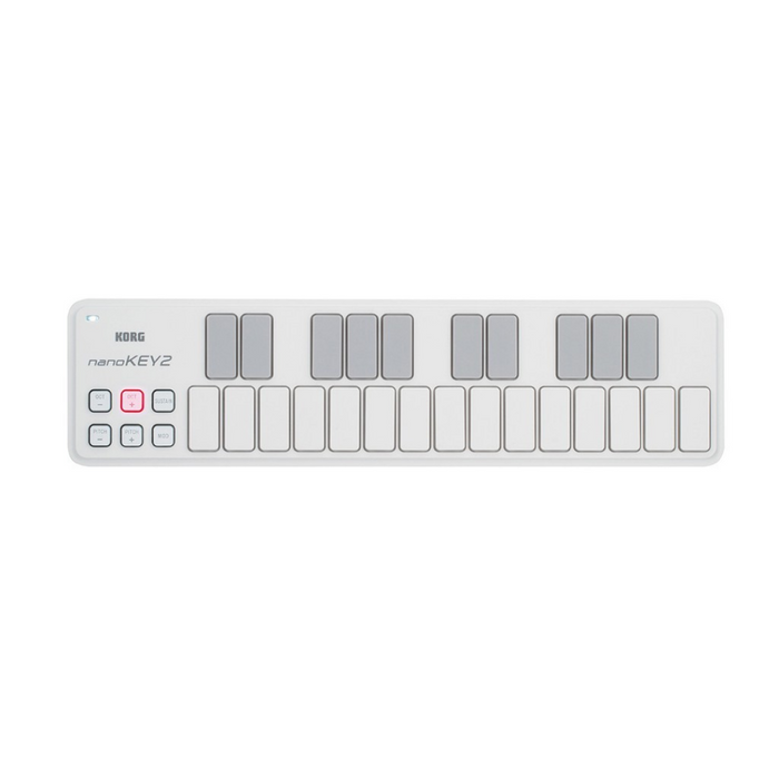 Korg nanoKEY2 25-key Keyboard Controller - White - Music Bliss Malaysia