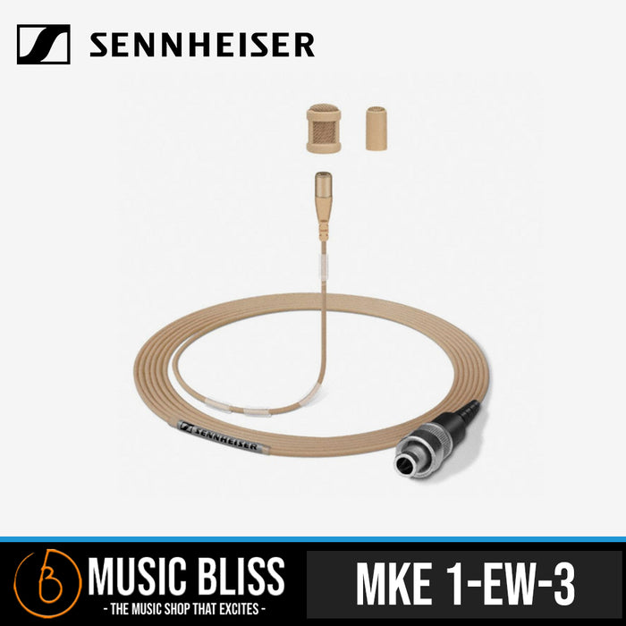 Sennheiser MKE 1 Professional Lavalier Microphone for Wireless - Beige - Music Bliss Malaysia