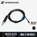 Sennheiser MKE 2-EW Gold Lavalier Microphone for Wireless - Black - Music Bliss Malaysia