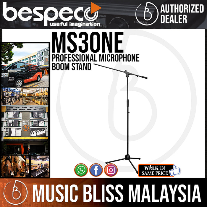 Bespeco MS30NE Professional Microphone Boom Stand (MS-30NE) - Music Bliss Malaysia