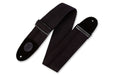 Levy's MSSBC4-BLK 3" Wide Black Cotton Bass Guitar Strap - Music Bliss Malaysia