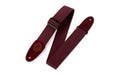 Levy's MSSC8 Cotton Guitar Strap - Burgundy - Music Bliss Malaysia