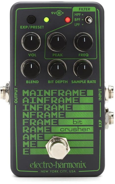 Electro-Harmonix Mainframe Bit Crusher Pedal (Electro-Harmonix / EHX) - Music Bliss Malaysia