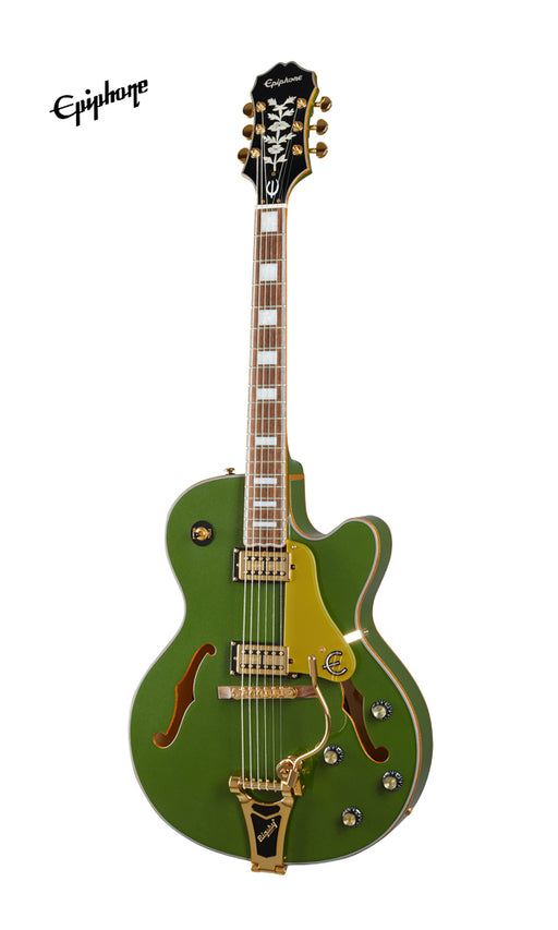 Epiphone Emperor Swingster Hollowbody Electric Guitar - Forest Green Metallic - Music Bliss Malaysia