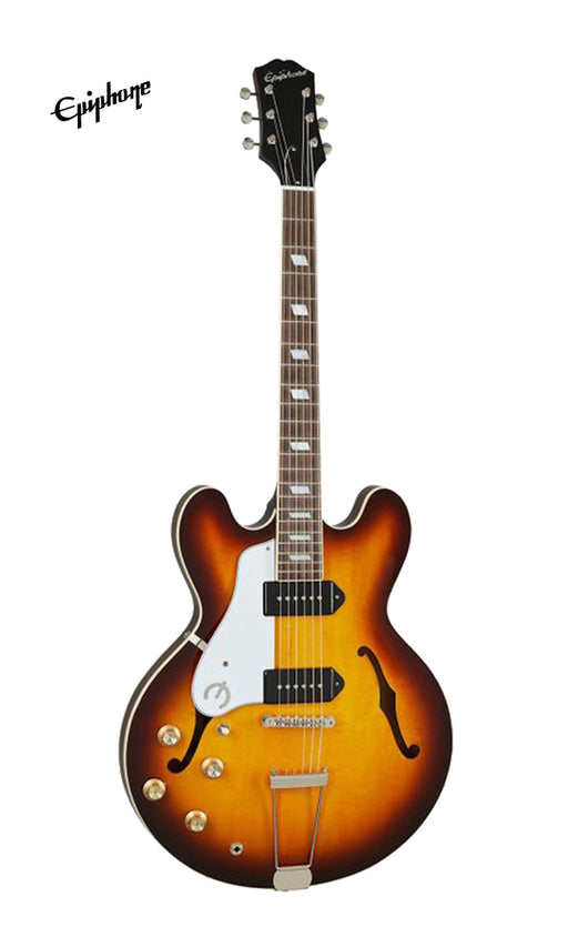 Epiphone USA Casino Left-Handed Hollowbody Electric Guitar, Case Included - Vintage Burst - Music Bliss Malaysia