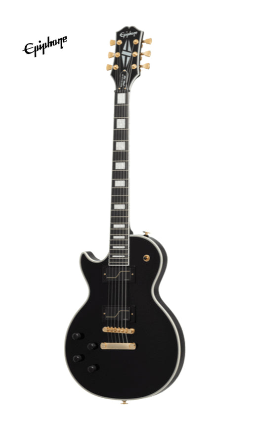 Epiphone Matt Heafy Les Paul Custom Origins Left-Handed Electric Guitar, Case Included - Ebony - Music Bliss Malaysia