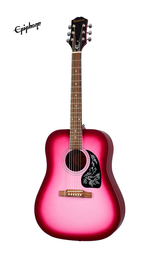 Epiphone Starling Acoustic Guitar - Hot Pink Pearl - Music Bliss Malaysia