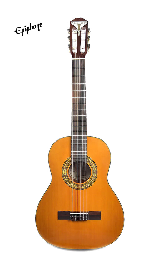 Epiphone Classical E1 Acoustic Guitar, 3/4 Size - Antique Natural - Music Bliss Malaysia