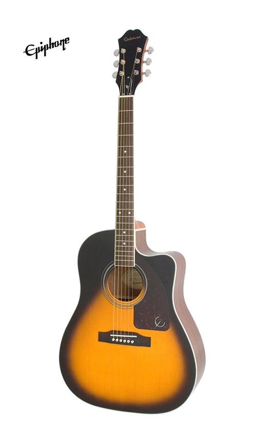 Epiphone J-45 EC Studio Acoustic-Electric Guitar - Vintage Sunburst (J45) - Music Bliss Malaysia