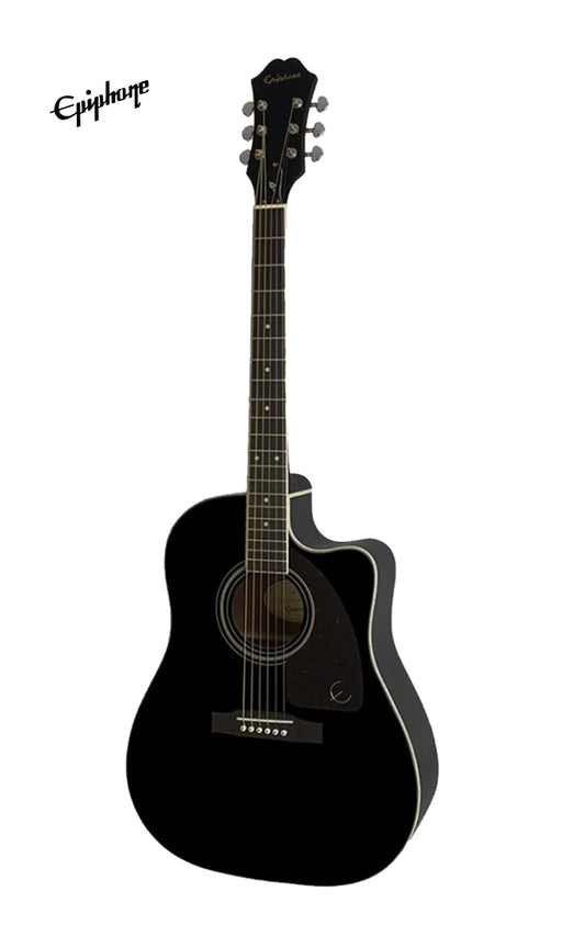 Epiphone J-45 EC Studio Acoustic-Electric Guitar - Ebony (J45) - Music Bliss Malaysia