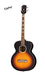 Epiphone El Capitan J-200 Studio Acoustic-Electric Bass Guitar - Aged Vintage Sunburst - Music Bliss Malaysia