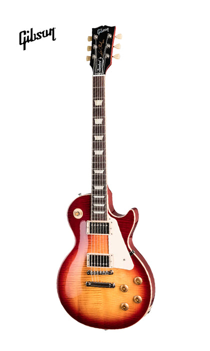 GIBSON LES PAUL STANDARD 50S FIGURED TOP ELECTRIC GUITAR - HERITAGE CHERRY SUNBURST - Music Bliss Malaysia