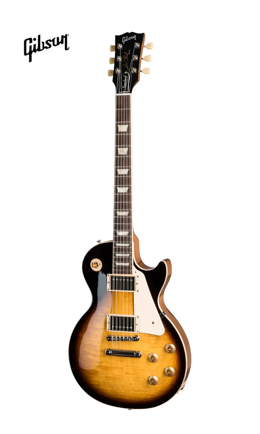 GIBSON LES PAUL STANDARD 50S FIGURED TOP ELECTRIC GUITAR - TOBACCO BURST - Music Bliss Malaysia
