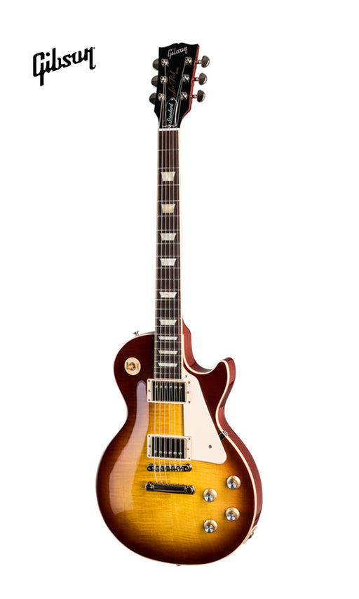 GIBSON LES PAUL STANDARD 60S FIGURED TOP ELECTRIC GUITAR - ICED TEA - Music Bliss Malaysia