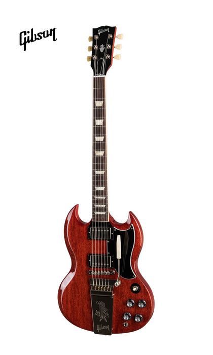 GIBSON SG STANDARD '61 MAESTRO VIBROLA ELECTRIC GUITAR - VINTAGE CHERRY - Music Bliss Malaysia