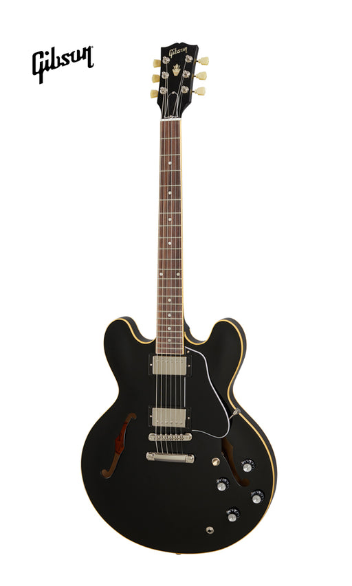 GIBSON ES-335 SEMI-HOLLOWBODY ELECTRIC GUITAR - VINTAGE EBONY - Music Bliss Malaysia