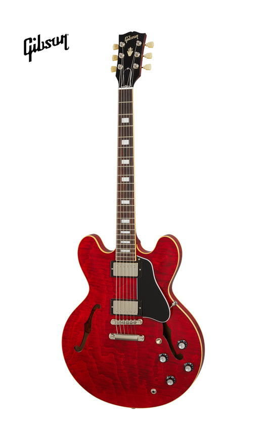GIBSON ES-335 FIGURED SEMI-HOLLOWBODY ELECTRIC GUITAR - 60S CHERRY - Music Bliss Malaysia