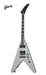 GIBSON DAVE MUSTAINE FLYING V EXP ELECTRIC GUITAR - SILVER METALLIC - Music Bliss Malaysia