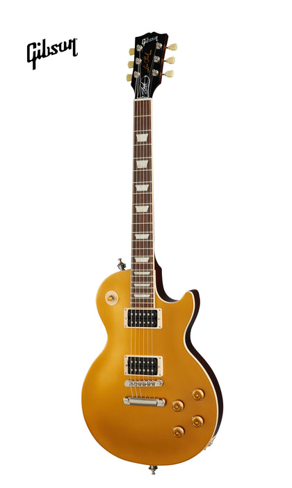 GIBSON SLASH "VICTORIA" LES PAUL STANDARD ELECTRIC GUITAR - GOLDTOP DARK BACK - Music Bliss Malaysia