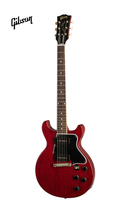 GIBSON 1960 LES PAUL SPECIAL DOUBLE CUT REISSUE VOS ELECTRIC GUITAR - CHERRY RED - Music Bliss Malaysia