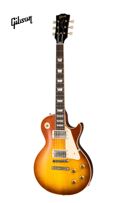 GIBSON 1958 LES PAUL STANDARD REISSUE VOS ELECTRIC GUITAR - ICED TEA BURST - Music Bliss Malaysia