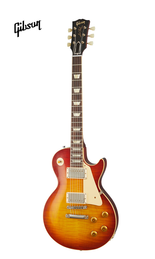 GIBSON 1959 LES PAUL STANDARD REISSUE VOS ELECTRIC GUITAR - WASHED CHERRY SUNBURST - Music Bliss Malaysia