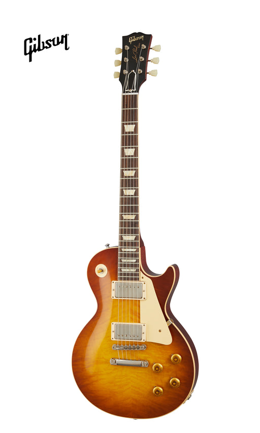 GIBSON 1959 LES PAUL STANDARD REISSUE VOS ELECTRIC GUITAR - ICED TEA BURST - Music Bliss Malaysia