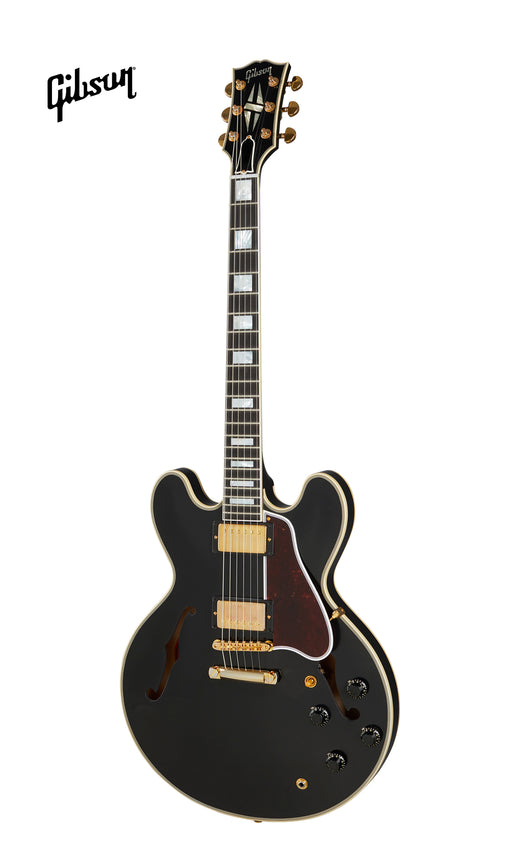 GIBSON 1959 ES-355 REISSUE STOP BAR VOS SEMI-HOLLOWBODY ELECTRIC GUITAR - EBONY - Music Bliss Malaysia