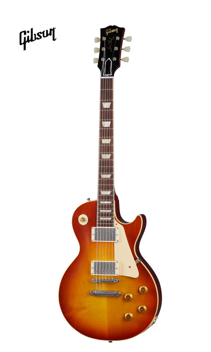 GIBSON 1958 LES PAUL STANDARD REISSUE ULTRA LIGHT AGED ELECTRIC GUITAR - WASHED CHERRY SUNBURST - Music Bliss Malaysia