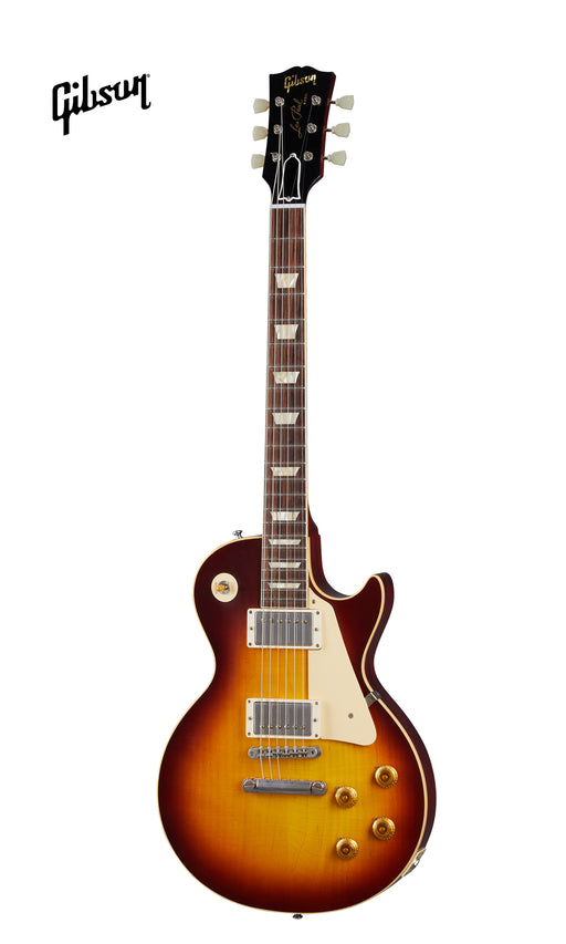 GIBSON 1958 LES PAUL STANDARD REISSUE ULTRA LIGHT AGED ELECTRIC GUITAR - BOURBON BURST - Music Bliss Malaysia